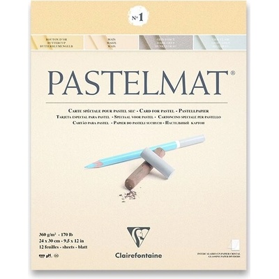 Clairefontaine Blok Pastelmat No.1 24 x 30 cm 12 listů 360 g