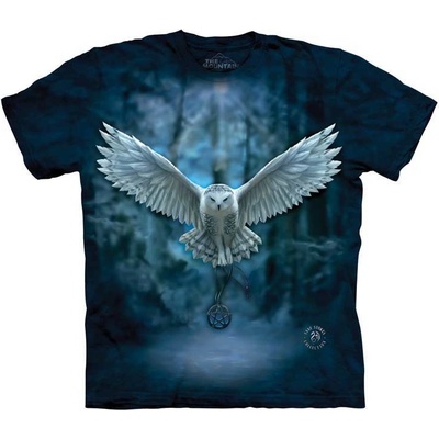 The Mountain batikované triko Očekávejte Magii modré
