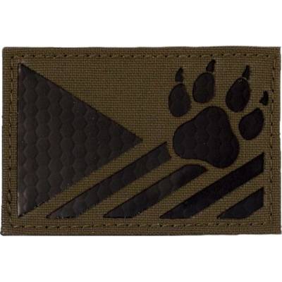 COMBAT SYSTEMS nášivka - IR vlajka ČR K9 Laser Cut - Různé barvy Barva: Ranger Green