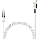 Fixed FIXDB-CL12-WH s konektory USB-C/Lightning a podporou PD, 1.2m, bílý