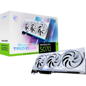 Image 1 of MSI MSI GeForce RTX 5070 GAMING TRIO OC WHITE 12GB GDDR7 192bit (GeForce RTX 5070 12G GAMING TRIO OC WHITE)