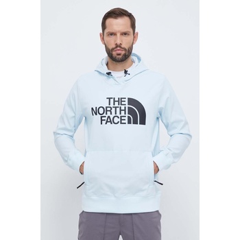 The North Face Спортен суичър The North Face Tekno Logo в синьо с качулка с принт (NF0A82V6I0S1)