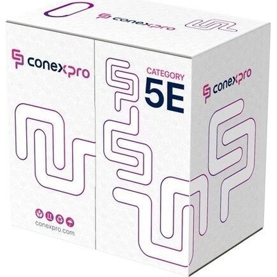 Conexpro UTP kabel ekonomy, CAT5e, LSZH, 24 AWG, 305m, bílý
