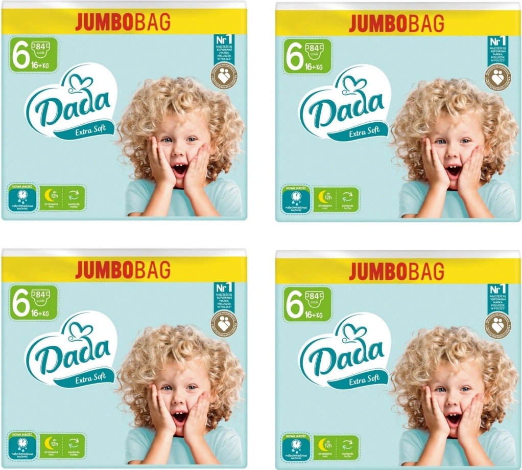 Dada Extra Soft JUMBOBAG 6 Extra large16+ 84 ks