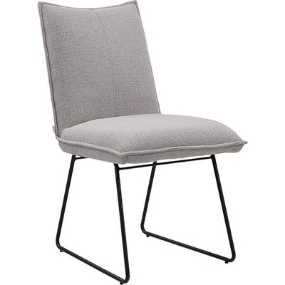 Carmen Трапезен стол Carmen LABIN, до 100kg. , дамаска, прахово боядисана метална база, бежов (bt-3532154)