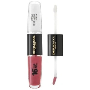 Dermacol 16H Lip Colour Extreme Long-Lasting Lipstick дълготране двуфазен цвят и гланц за устни No. 12 8 ml