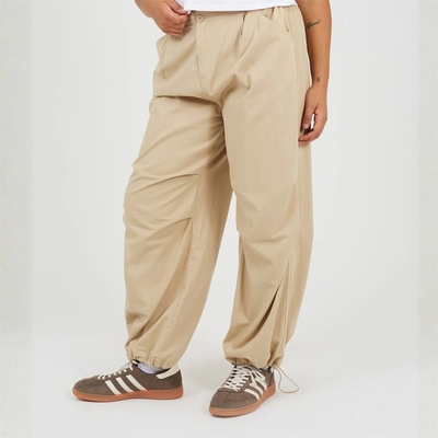 Brave Soul Панталони Brave Soul BS Plus Size Utility Cargo Parachute Trousers - Stone