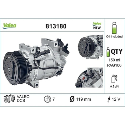 Kompresor, klimatizace VALEO 813180