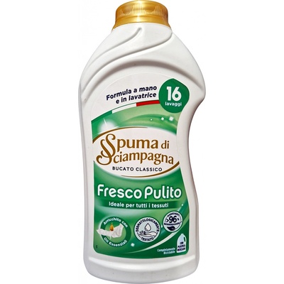Spuma di Sciampagna prací gel Fresco Pulito 800 ml 16 PD
