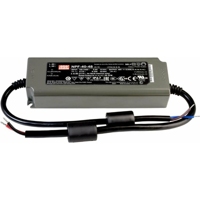 Meanwell napájení CV, NPF-40-48 konstantní napětí 0-840 mA IP67 48V DC 40,00 W 872105