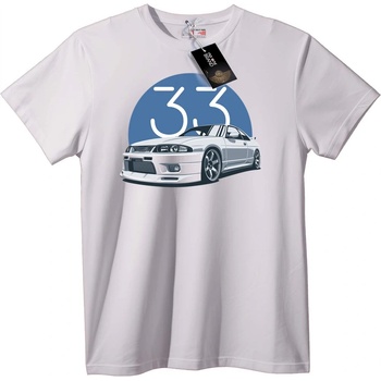NOONEBRAND Тениска 33 Автомобилен Ентусиаст - L, White