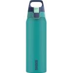 SIGG - Insulated drinking bottle - Thermos bottle Shield Therm One Multicolor Ocean - carbonated drinks - leak-proof - dishwasher safe - BPA-free - 90% recycled stainless steel - green - 0.75L - 6228.10 (6