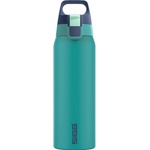 SIGG - Insulated drinking bottle - Thermos bottle Shield Therm One Multicolor Ocean - carbonated drinks - leak-proof - dishwasher safe - BPA-free - 90% recycled stainless steel - green - 6228.10 (6228.10)