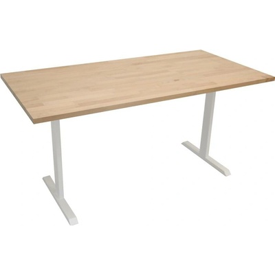 ZLKL Kancelářský stůl 1150 x 800 mm P00264-14 buková spárovka/bílý