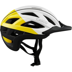 CASCO Каска за велосипед CASCO Cuda Bike helmet - Weiss / Gelb / Schwarz - размер S 52-56 cm (851-1884-0611)