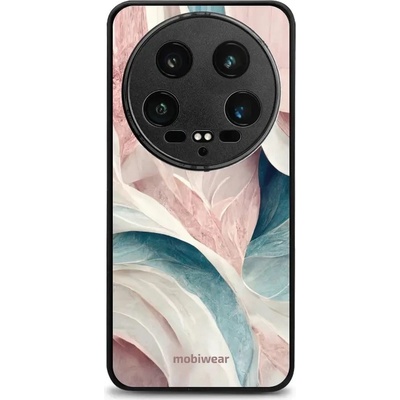 Mobiwear Glossy Xiaomi 14 Ultra 5G G026G Růžový a zelenkavý mramor