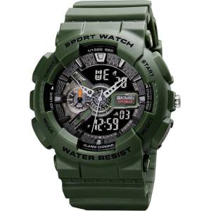 Skmei Спортен мъжки часовник SKMEI Shockproof, Зелен (SKMEI-1688-GREEN) Часовници