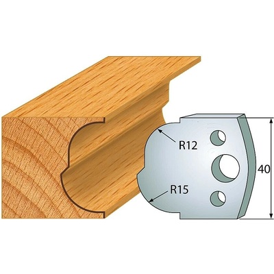 IGM profil 115 - pár nožů 40x4mm SP