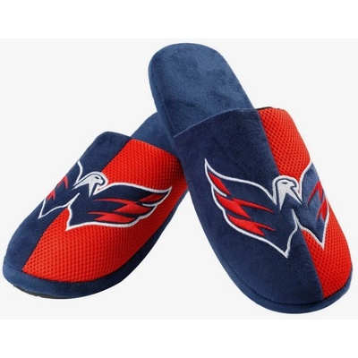 FOCO Pánské pantofle Washington Capitals Team Logo Staycation Slipper