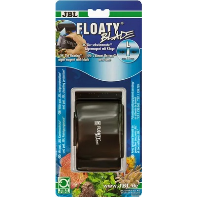 JBL Floaty XL Blade - Почистващ магнит за стъкла на аквариуми с дебелина до 25 мм с добавено острие
