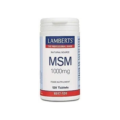 LAMBERTS ЛАМБЕРТС МСМ МЕТИЛСУЛФОНИЛМЕТАН 1000МГ 120 ТАБЛ /lamberts msm 1000mg 120tab