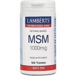 LAMBERTS ЛАМБЕРТС МСМ МЕТИЛСУЛФОНИЛМЕТАН 1000МГ 120 ТАБЛ /lamberts msm 1000mg 120tab