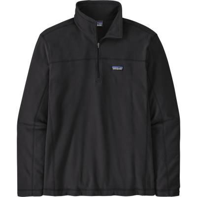 Patagonia Мъжки поларен пуловер Patagonia Micro D P/O Fleece jumper - Black (005-5915-0113)