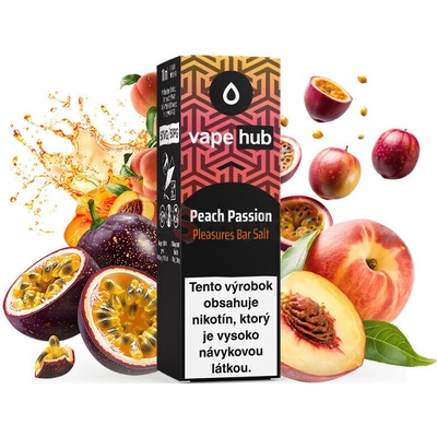 Vapehub Salt Peach Passion 10 ml 10 mg