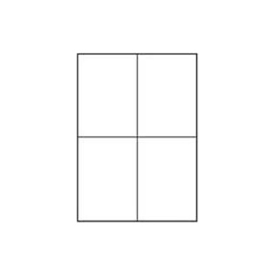 Etikety univerzálne odnímateľné 105x148mm Agipa A4 100 hárko AG128992