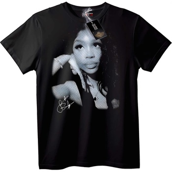 NOONEBRAND Тениска Музикална звезда Подпис - 6XL, Black