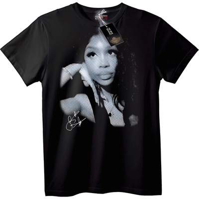 NOONEBRAND Тениска Музикална звезда Подпис - 6XL, Black