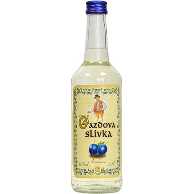 Frucona Gazdova Slivka 40% 0,5 l (čistá fľaša)