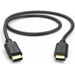 Hama Кабел за зареждане, usb-c - usb-c, 0, 5 м, черен (hama-201706) - xtreme