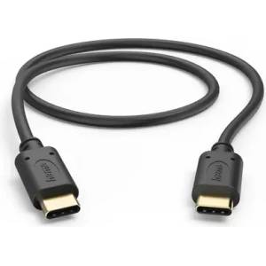 Hama Кабел за зареждане, usb-c - usb-c, 0, 5 м, черен (hama-201706) - xtreme