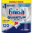 Tablety a kapsle do myčky Finish Quantum All in 1 kapsle do myčky nádobí Lemon Sparkle 120 ks