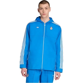 ADIDAS Анорак Adidas Real Madrid Terrace Icons parka - Blue (Bluebird / White)