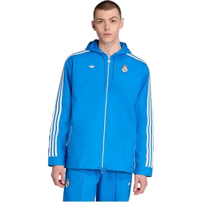 ADIDAS Анорак Adidas Real Madrid Terrace Icons parka - Blue (Bluebird / White)