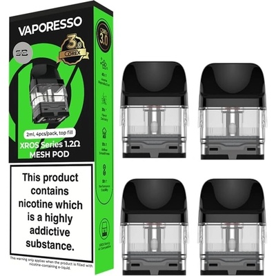Vaporesso XROS Corex 3.0 Pod Cartridge 1.2 ohm 4 ks