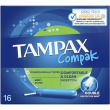 Tampax COMPAK SUPER tampón 16 ks