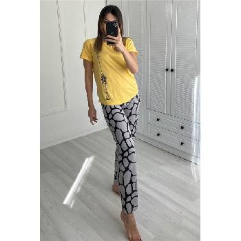 Underwear City Дамска пижама 441007 - Жълта #383075 (383075_Жълт)