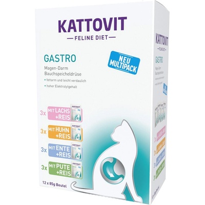 Kattovit Feline Gastro 12 x 85 g