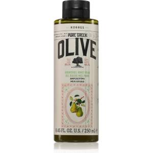 KORRES Pure Greek Olive & Honey Pear освежаващ душ гел 250ml