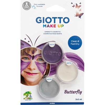 Giotto sada farieb na tvár motýľ 3 x 5 ml