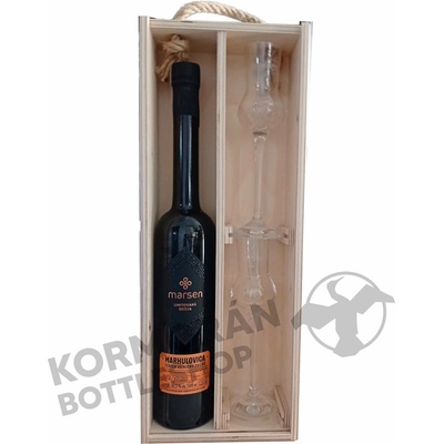 Marsen Marhuľovica 42,3% 0,5 l (dárčekové balenie 2 poháre)