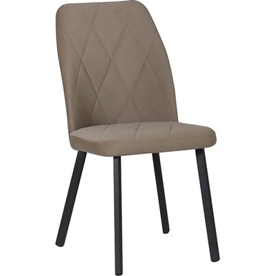 ЕВРОМАР Трапезен стол vika светлокафяв / черен