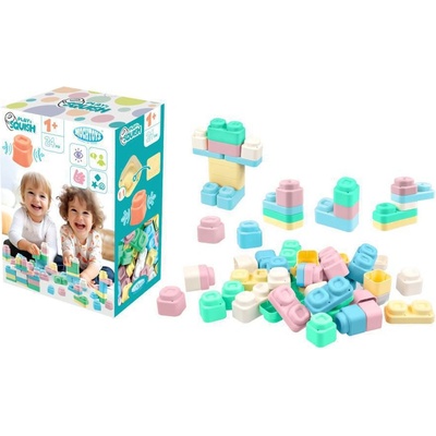Mochtoys kostky silikonové Play&Squish 24 ks
