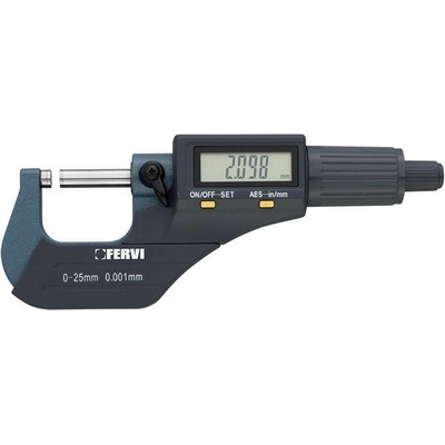 FERVI Дигитален микрометър Fervi M021/00/25 - 0-25 mm, 0.001 mm (M021/00/25)