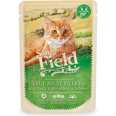 Sam's Field True Meat Fillets - Duck & Jerusalem artichoke в алуминива опаковка 85 г