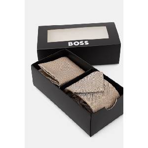 BOSS комплект вратовръзка и джобна кърпичка мъжки с коприна h-set (50566657) - answear - 254,06 лв