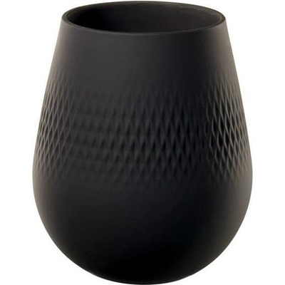 Villeroy & Boch - váza collier noir, čierna
